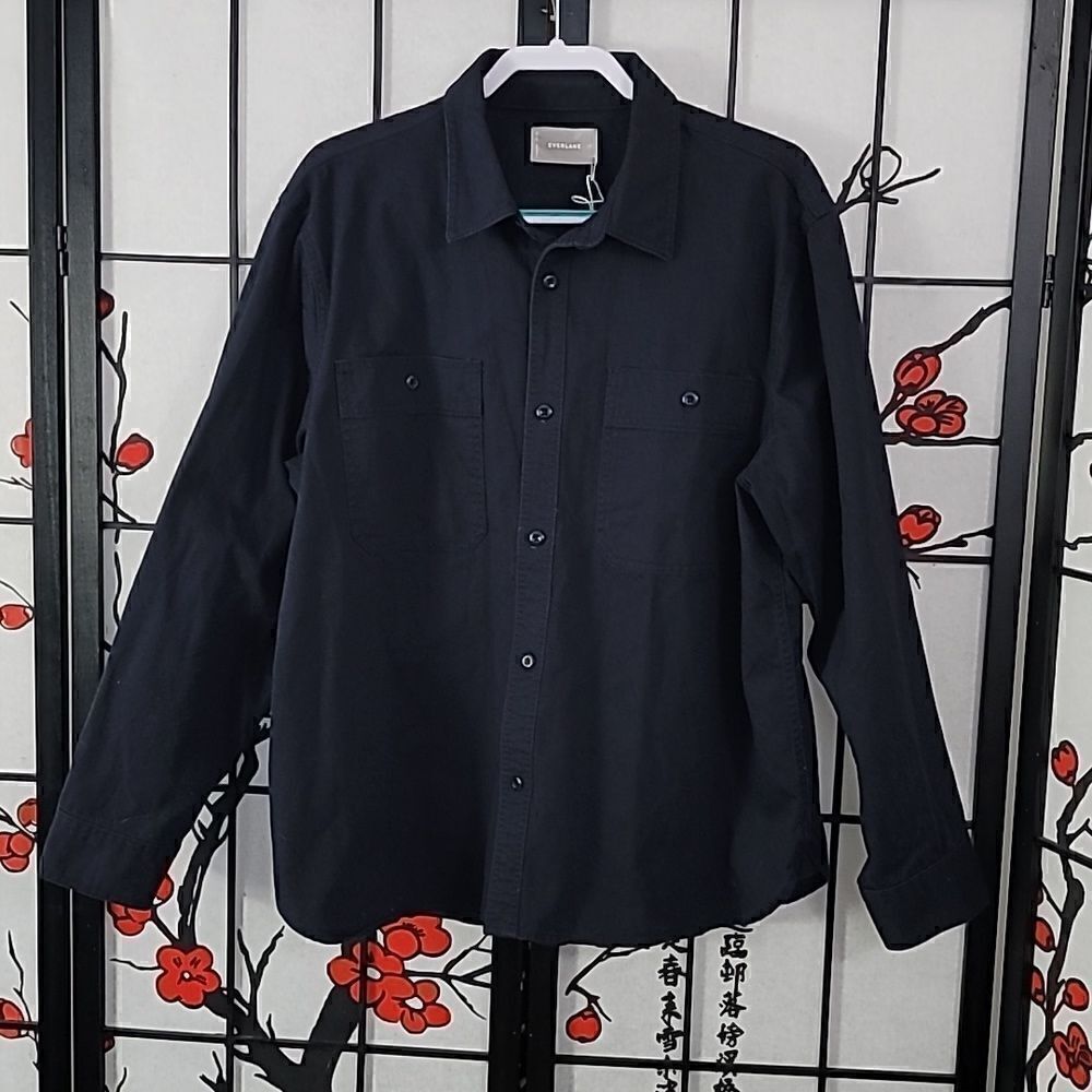 Everlane Mens Long Sleeve Cotton Button Down